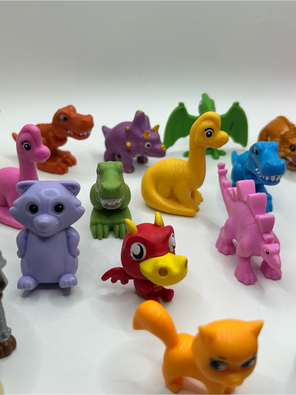 Bundle of 31 figurines. Moshi Monster, Dinosaurs,paw patrol, other animals